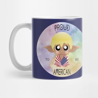 Proud to be American (Sleepy Forest Creatures) Mug